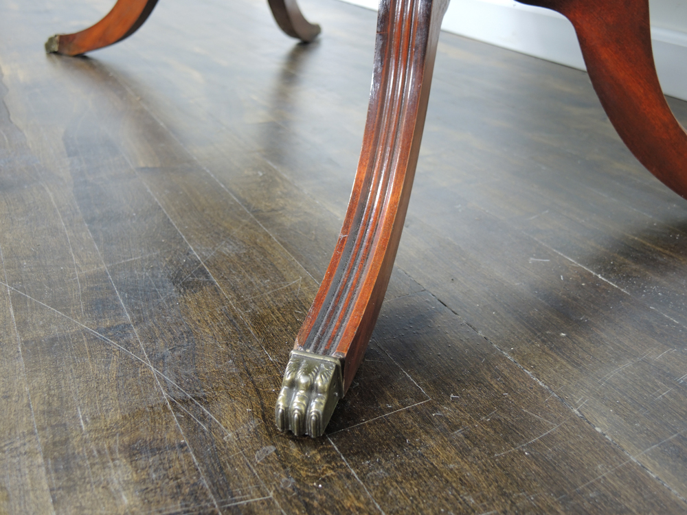 Duncan Phyfe Style Mahogany Coffee Table