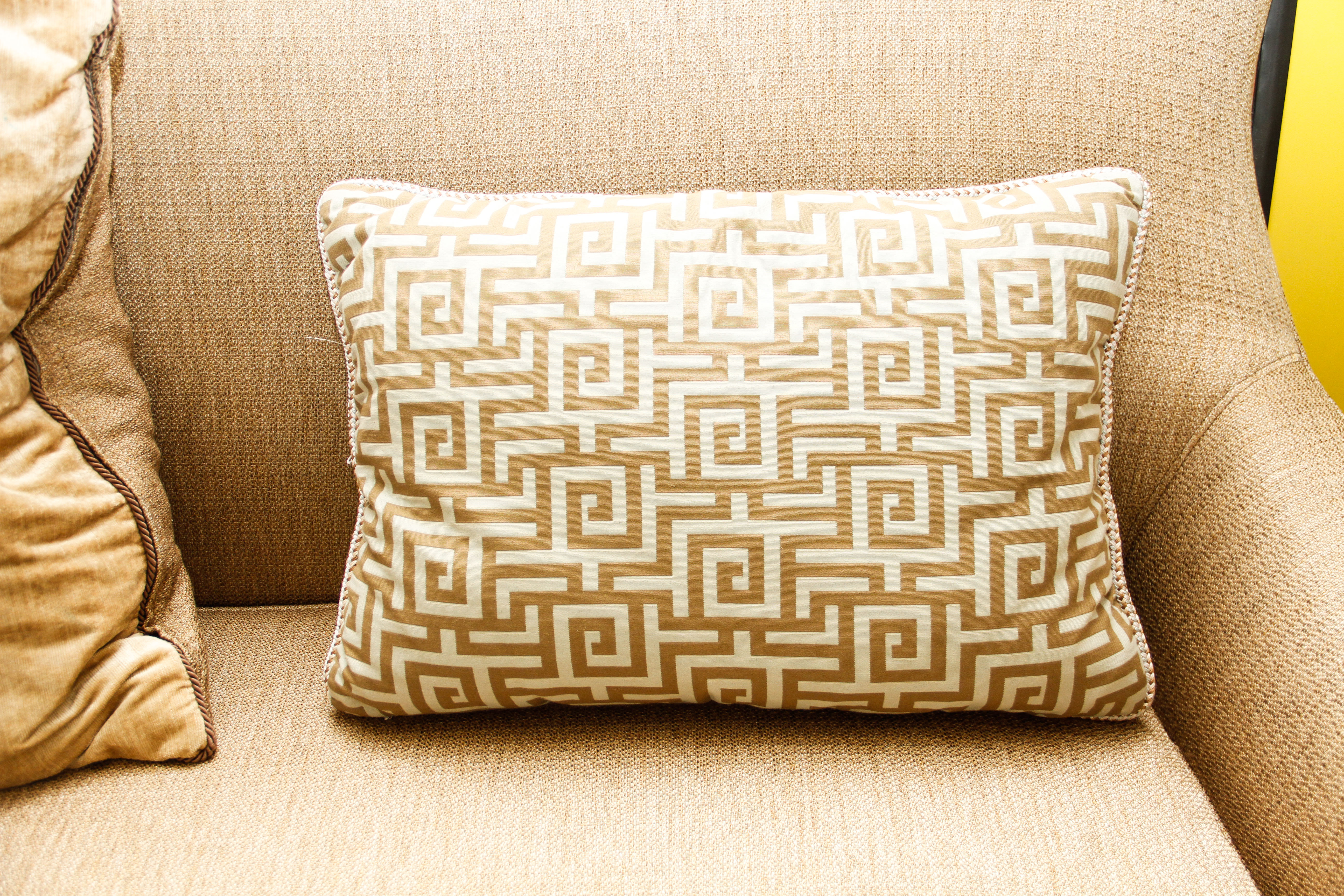 Large Contemporary Brown Sofa