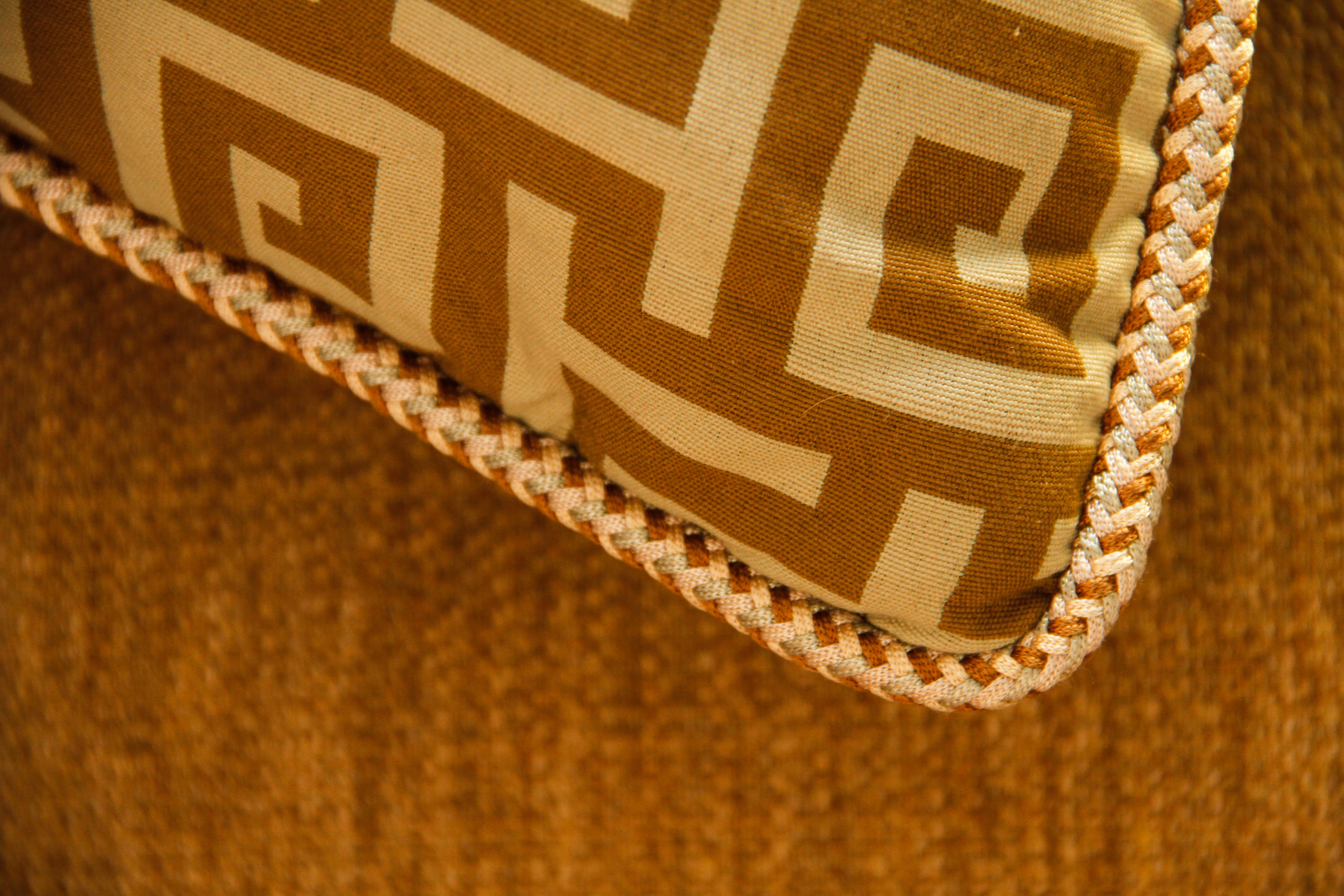 Large Contemporary Brown Sofa