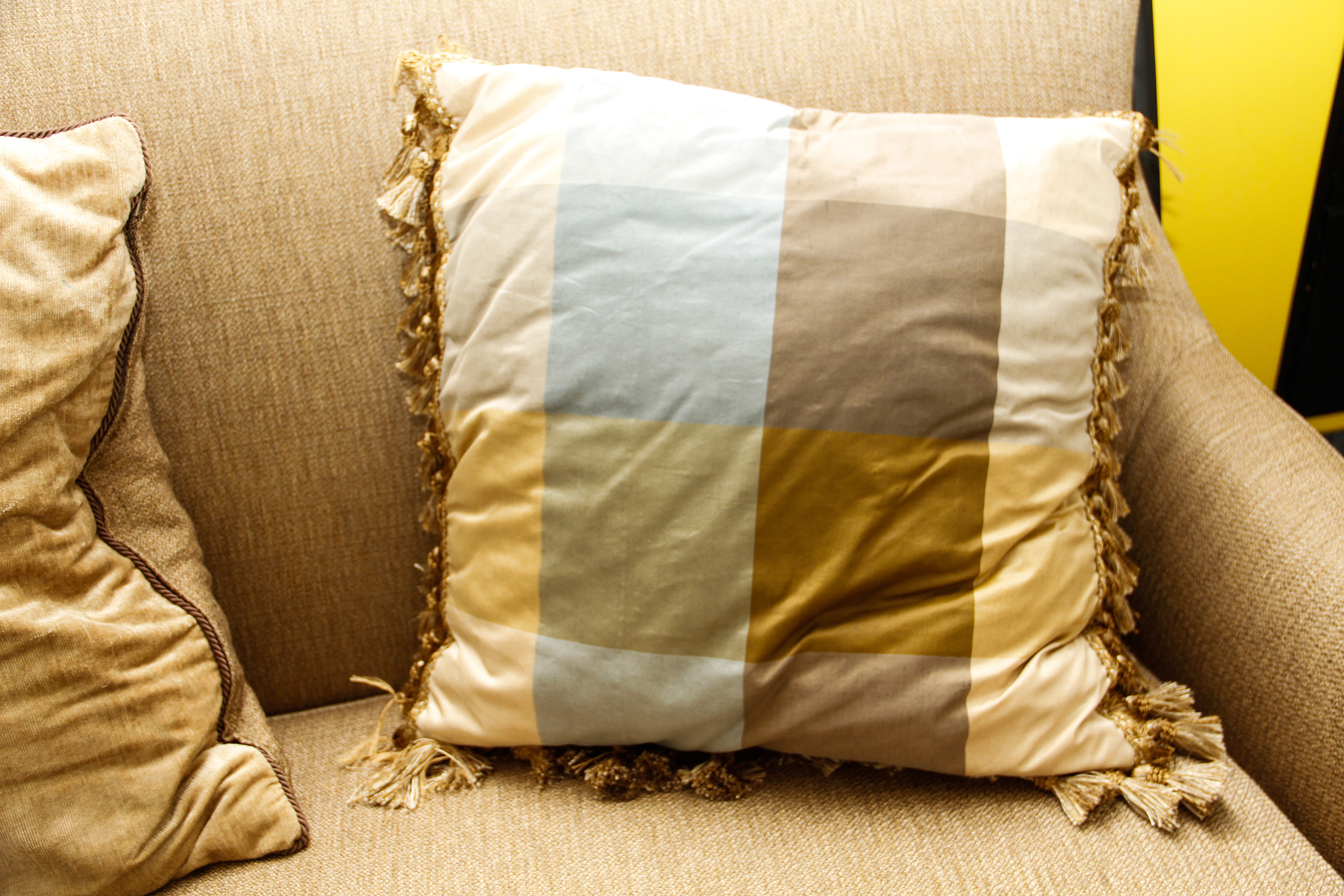 Large Contemporary Brown Sofa