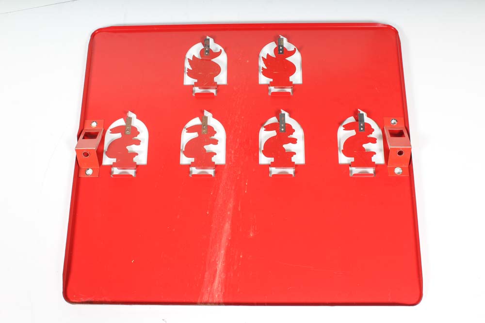 Vintage Knockdown Target Shooting Gallery