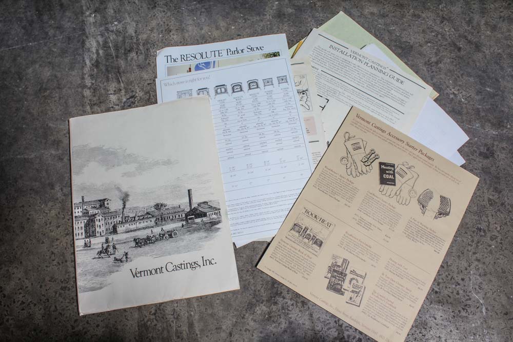 Vintage Vermont Castings "Resolute" Wood Burning Stove