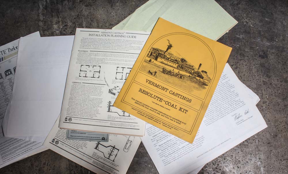 Vintage Vermont Castings "Resolute" Wood Burning Stove