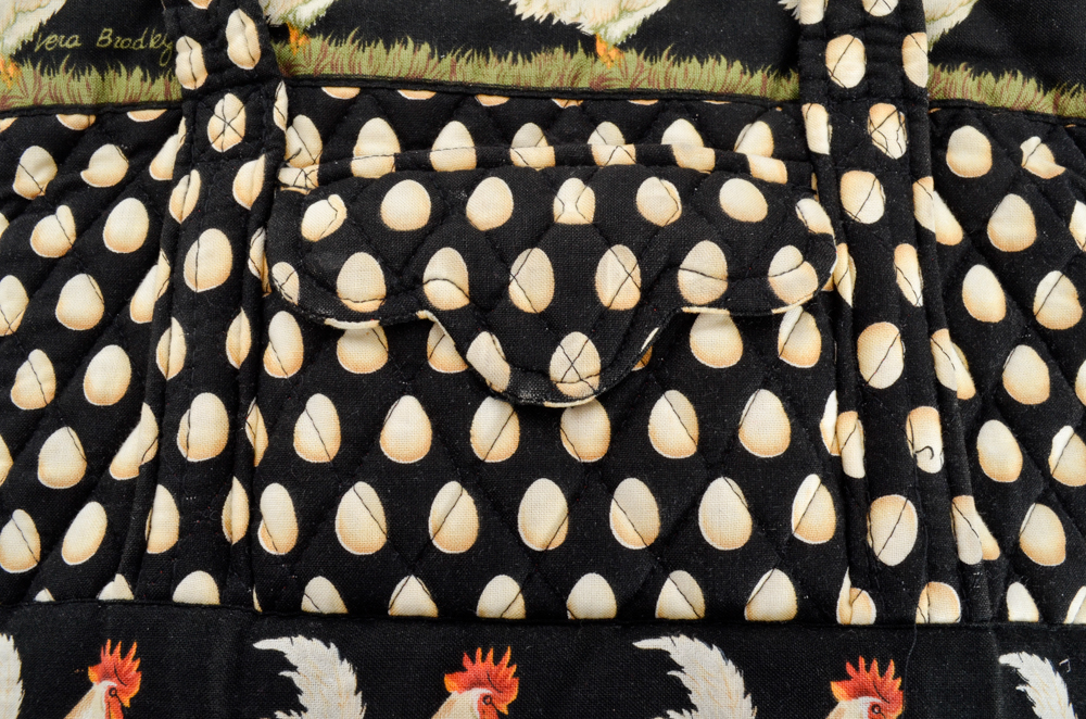 Vera Bradley "Chanticleer" Retired Bag and Coin Purse