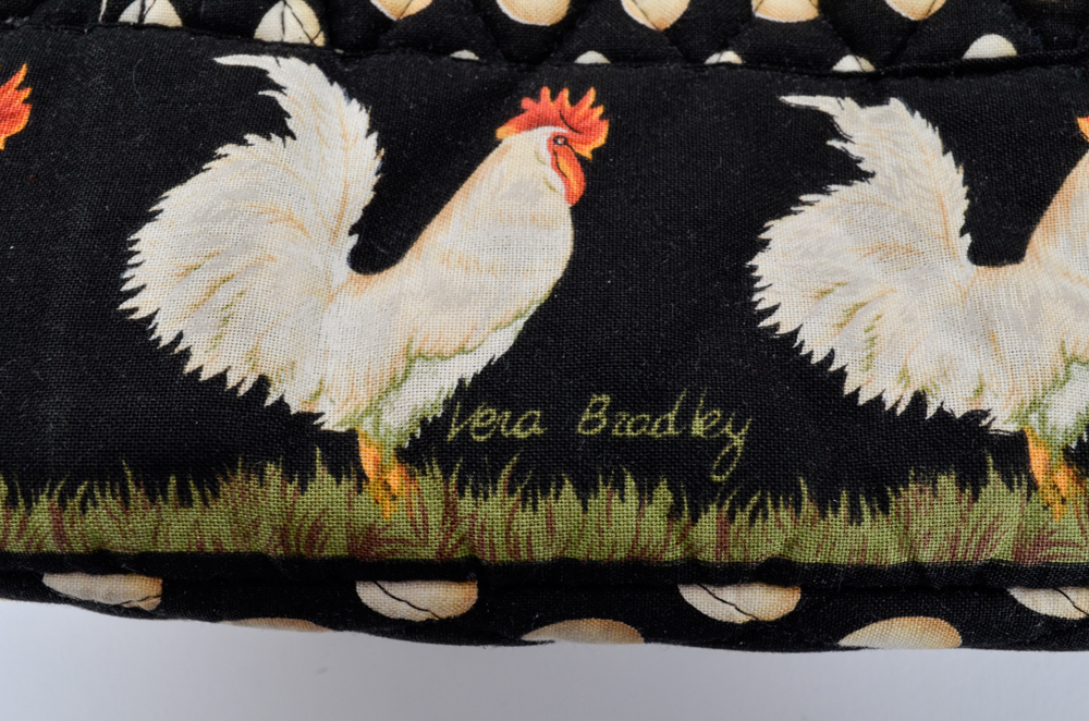 Vera Bradley "Chanticleer" Retired Bag and Coin Purse