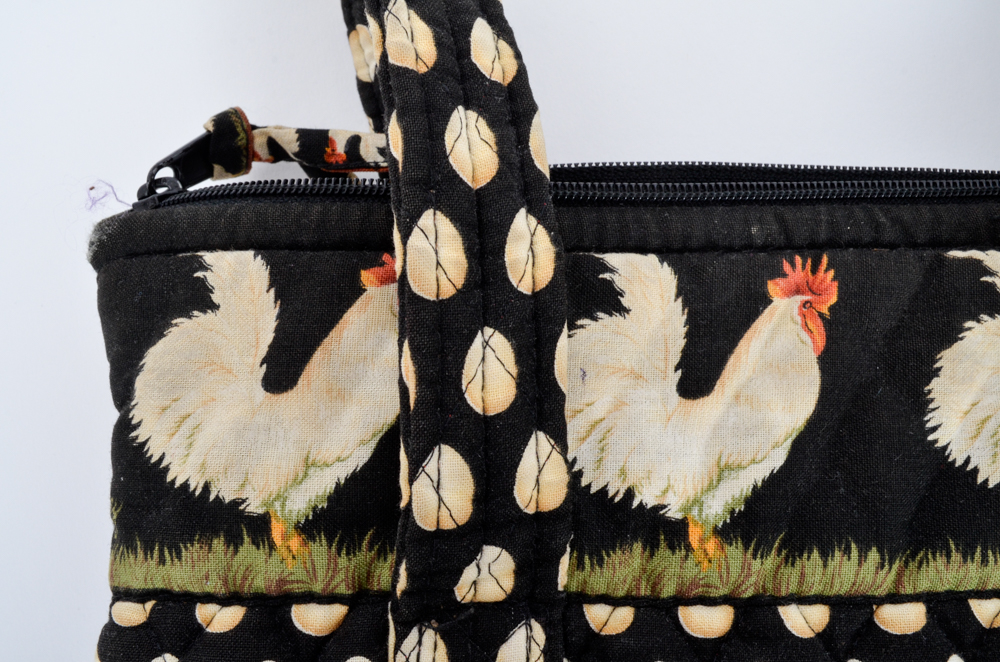 Vera Bradley "Chanticleer" Retired Bag and Coin Purse