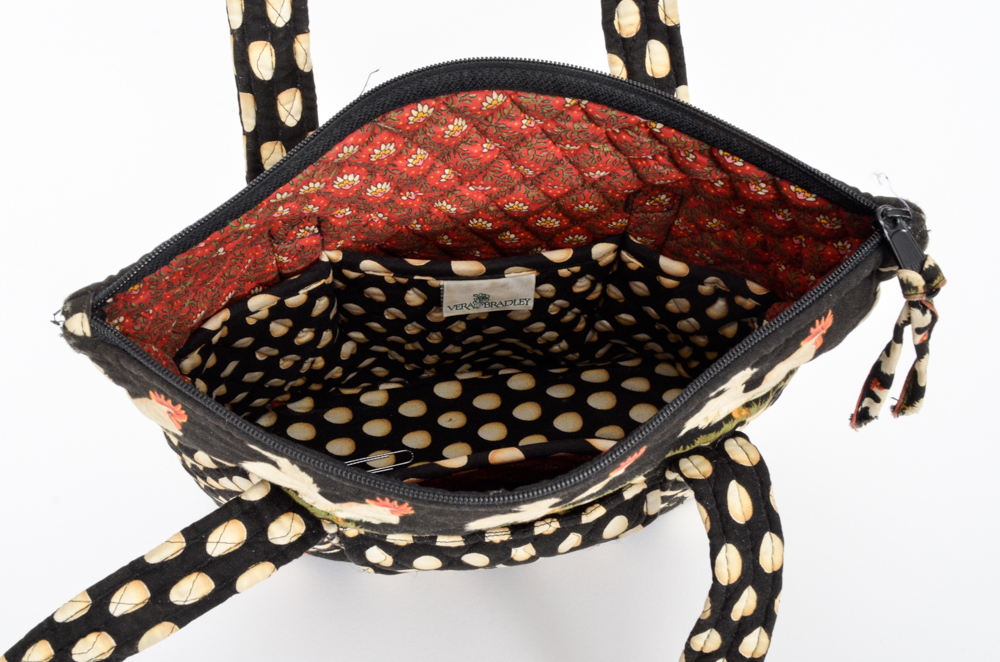 Vera Bradley "Chanticleer" Retired Bag and Coin Purse