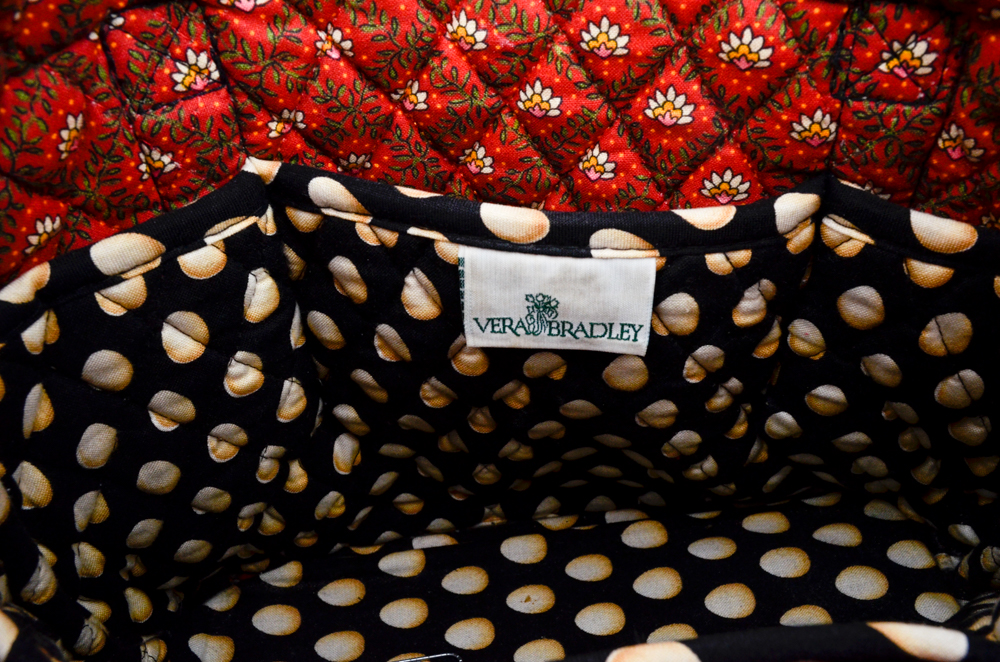 Vera Bradley "Chanticleer" Retired Bag and Coin Purse