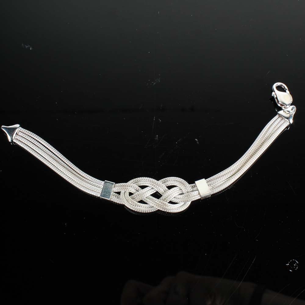 Sterling Silver Knot Bracelet