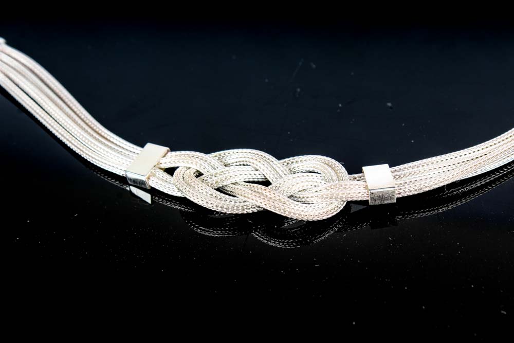 Sterling Silver Knot Bracelet