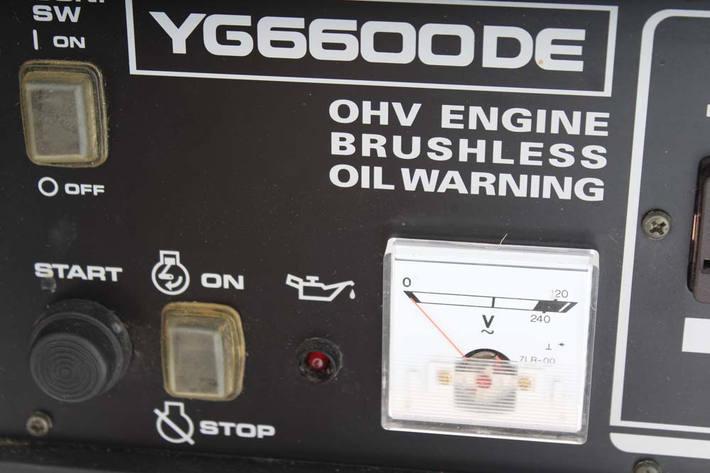 Yamaha YG6600DE Gas Powered Generator
