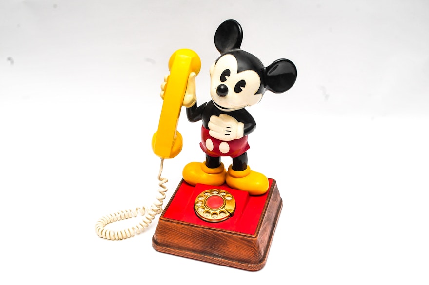 Vintage 1979 Mickey Mouse Telephone