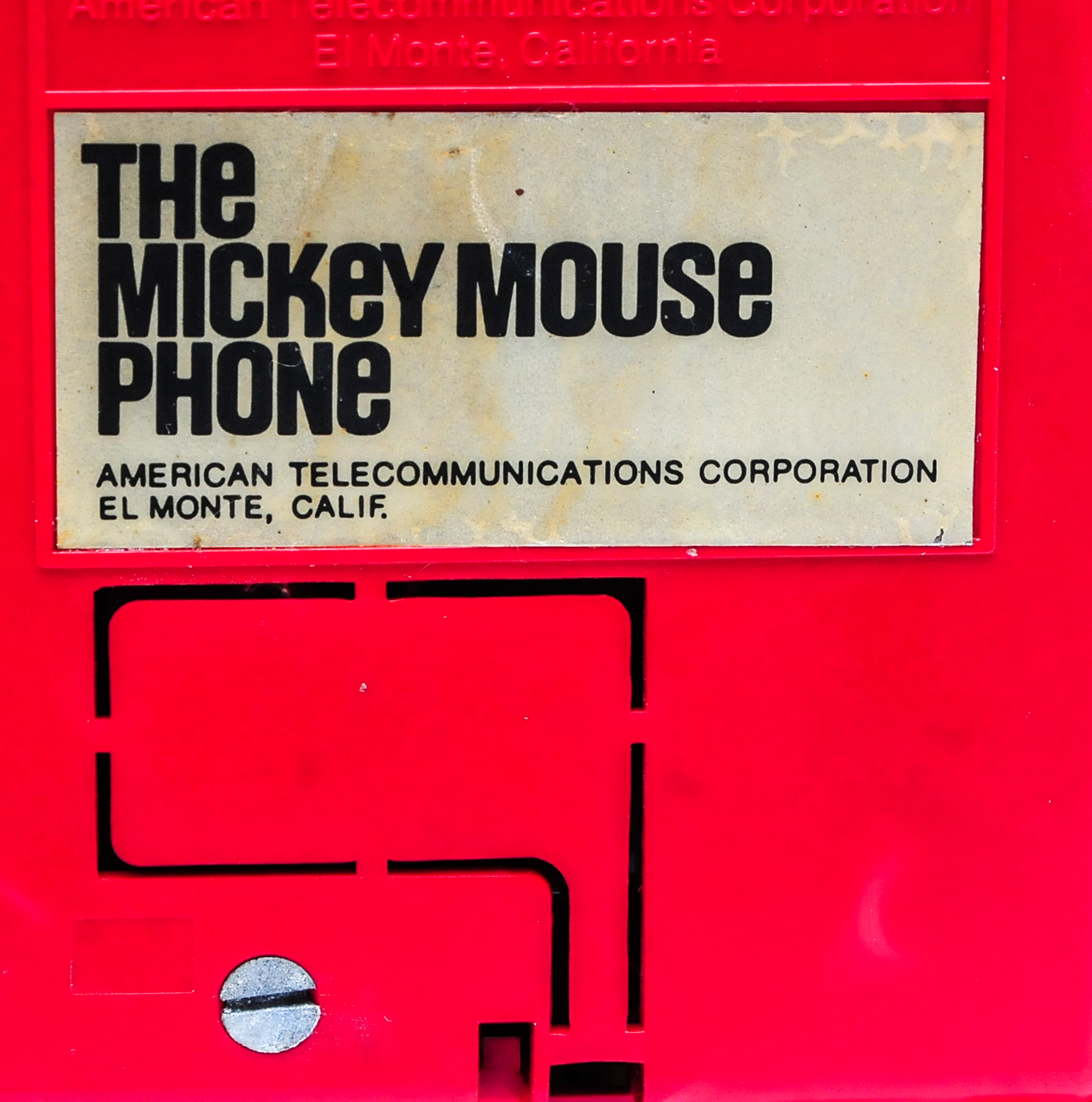 Vintage 1979 Mickey Mouse Telephone