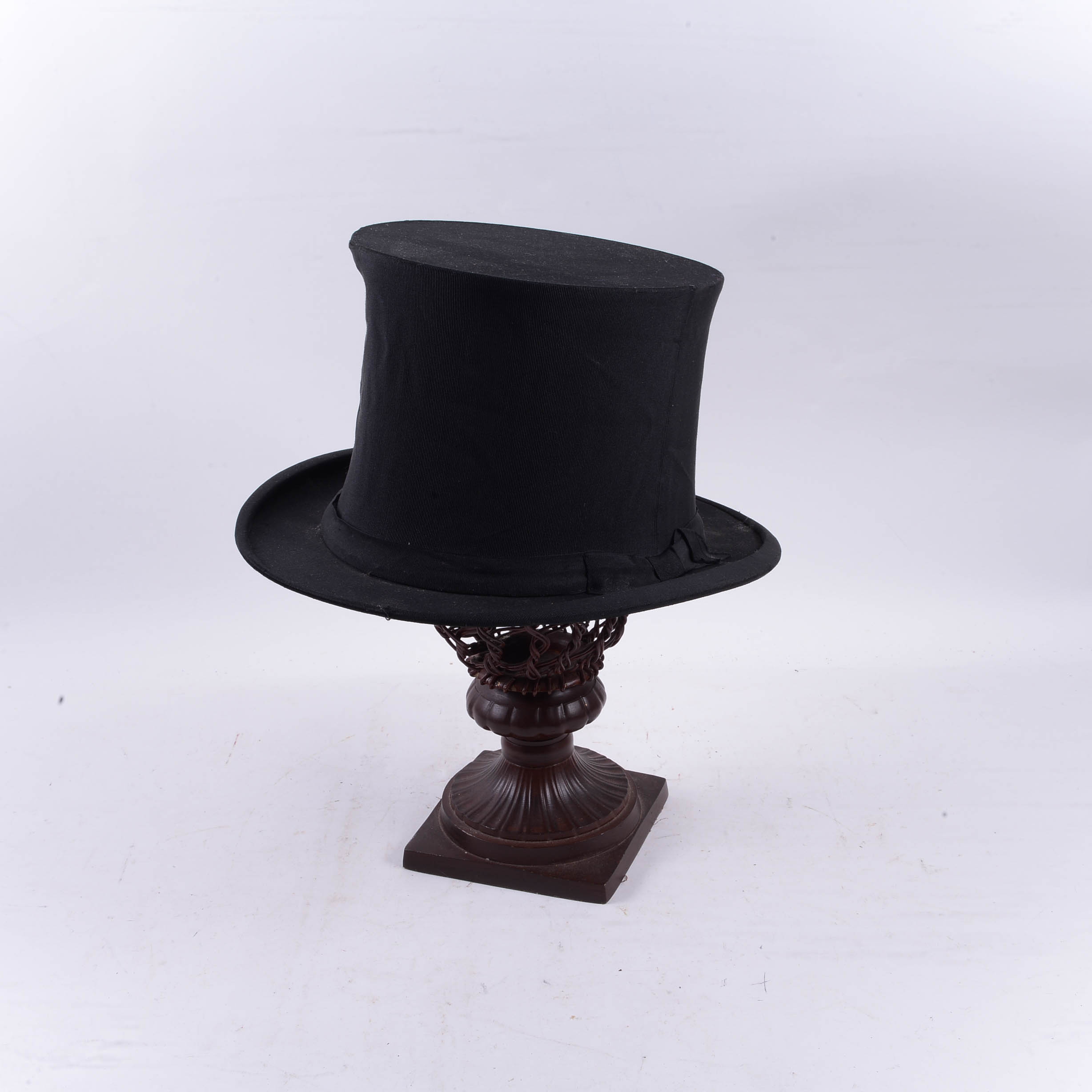 Antique Silk Gibus London Top Hat