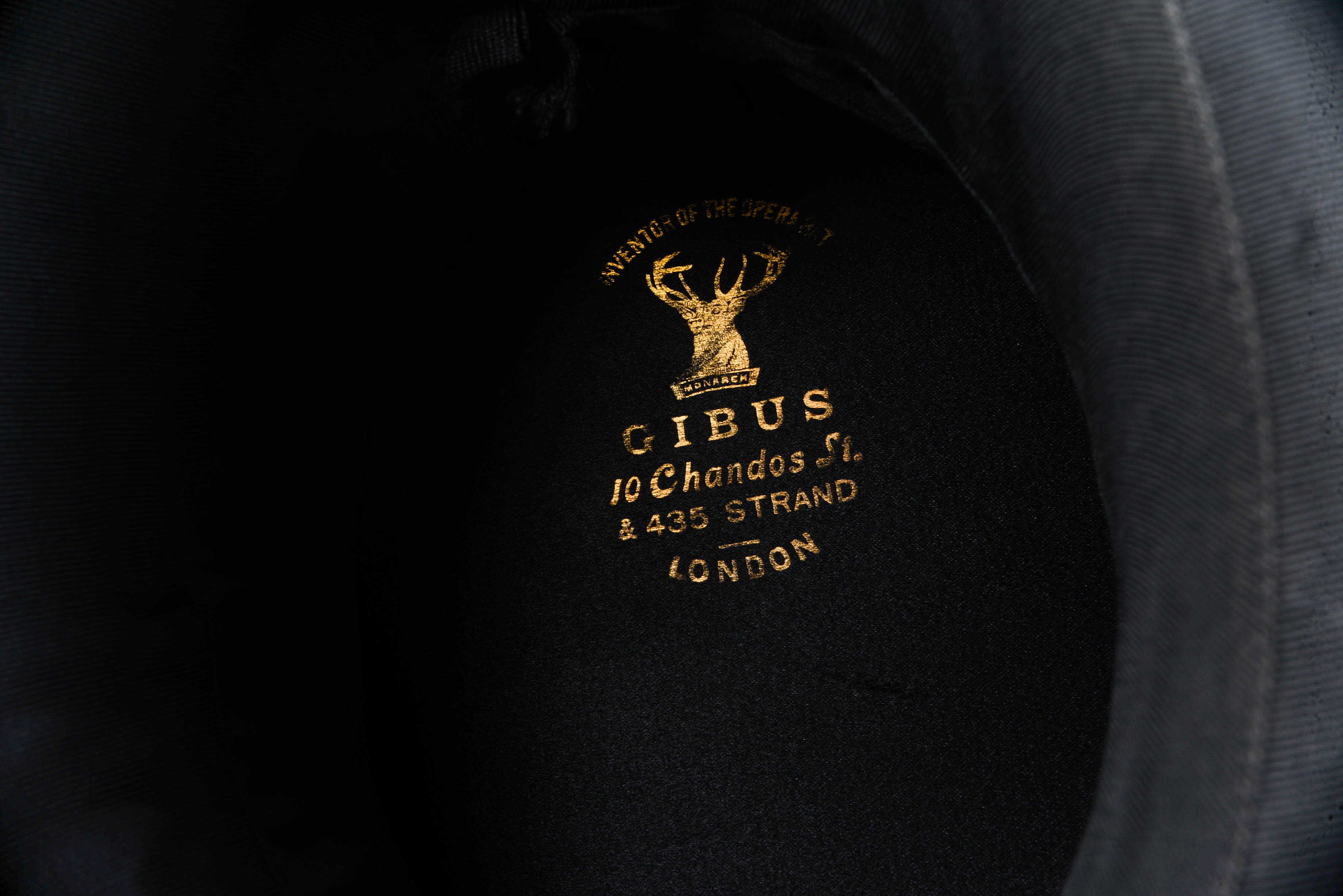 Antique Silk Gibus London Top Hat