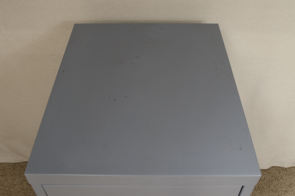 Metal Two Drawer Filing Cabinet