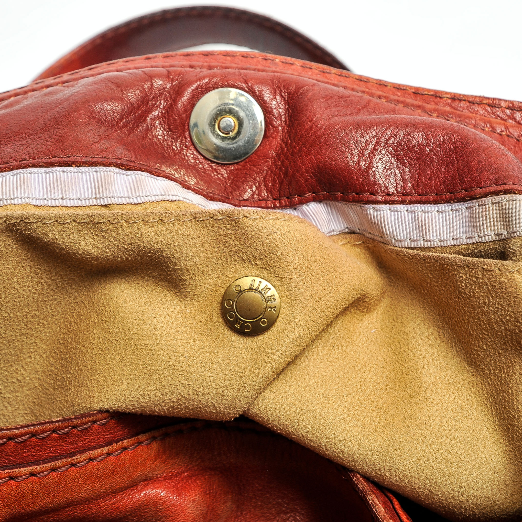 Jimmy Choo Red Leather Handbag