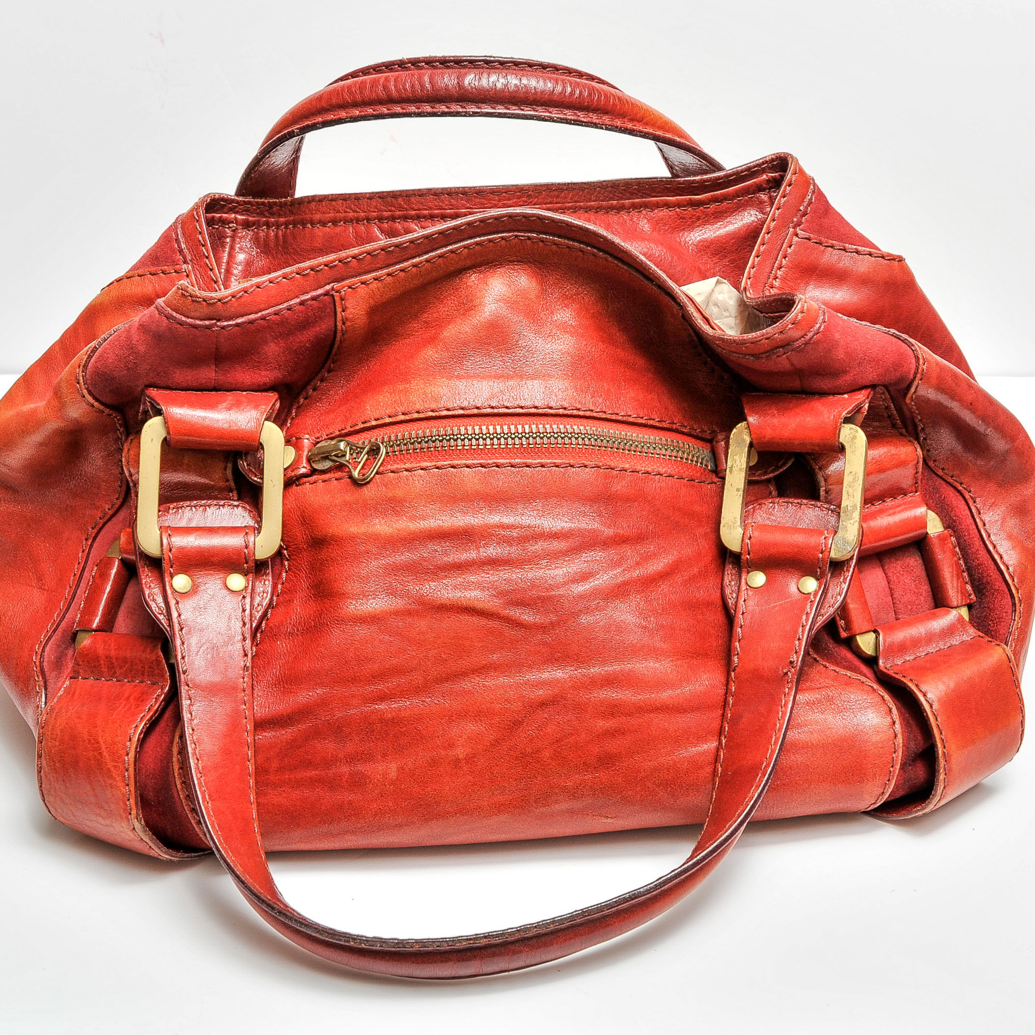 Jimmy Choo Red Leather Handbag