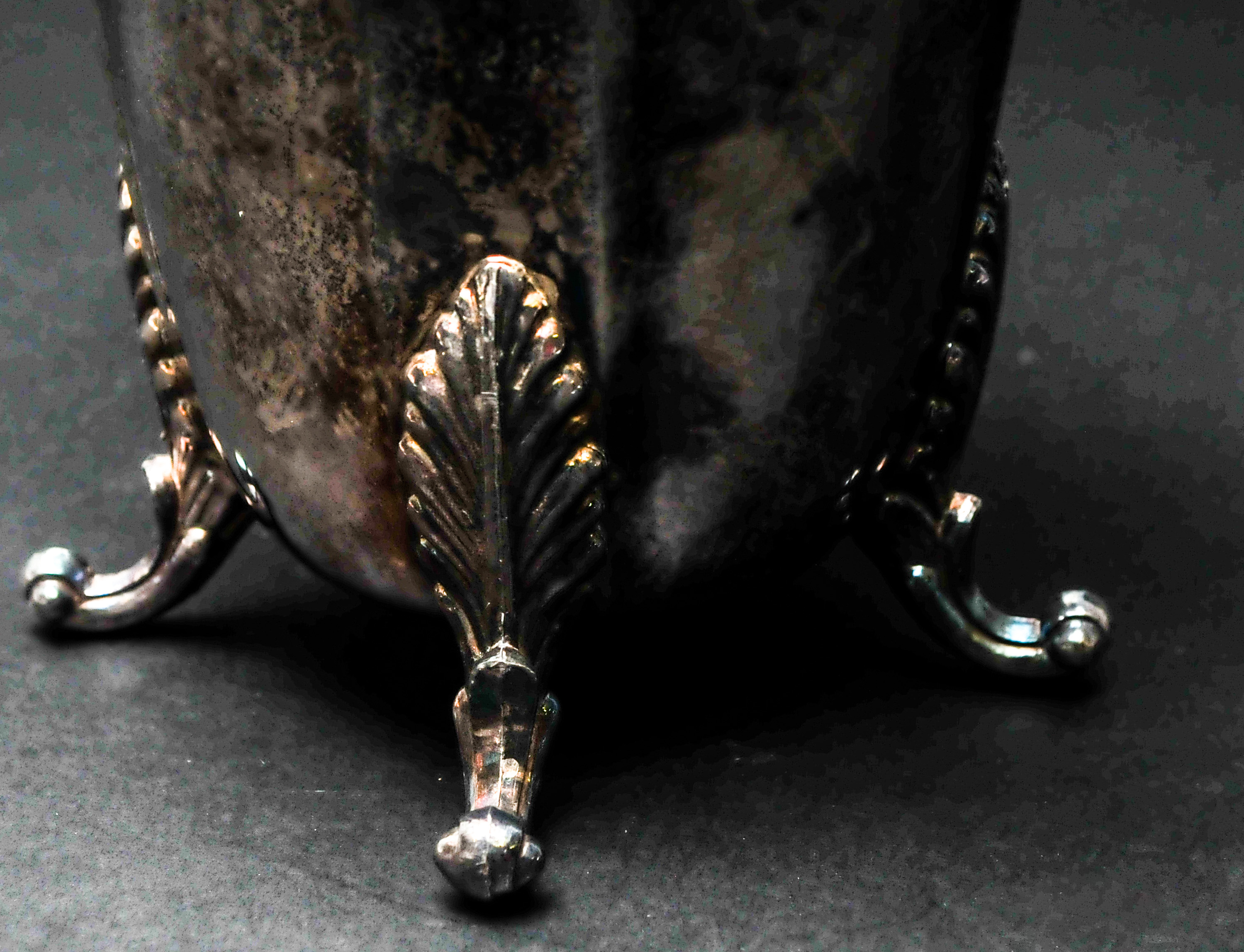 Vintage Silver Plate Lidded Dish and Ornate Pitcher