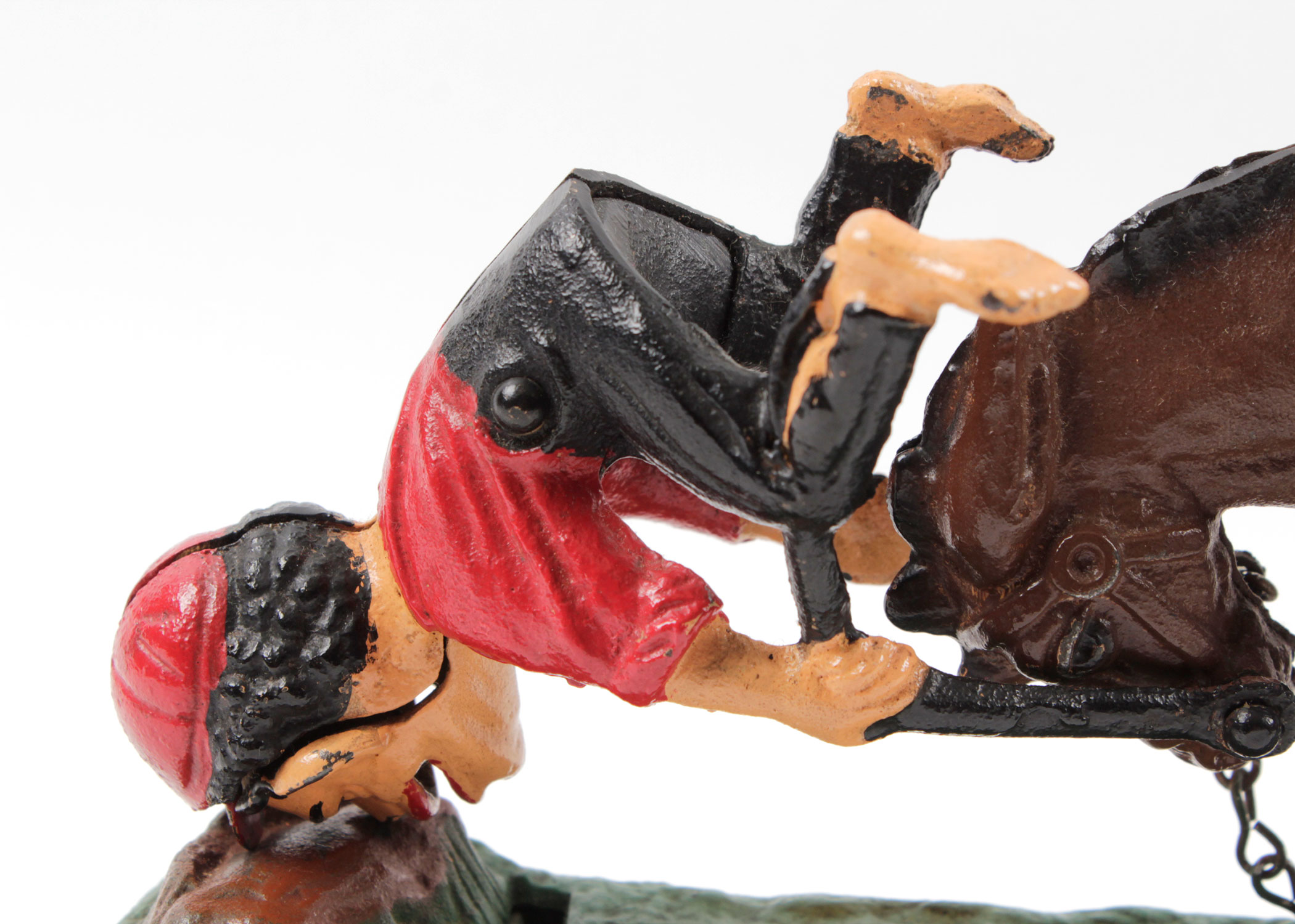 "I Always Did 'Spise a Mule" Vintage Book of Knowledge Mechanical Bank