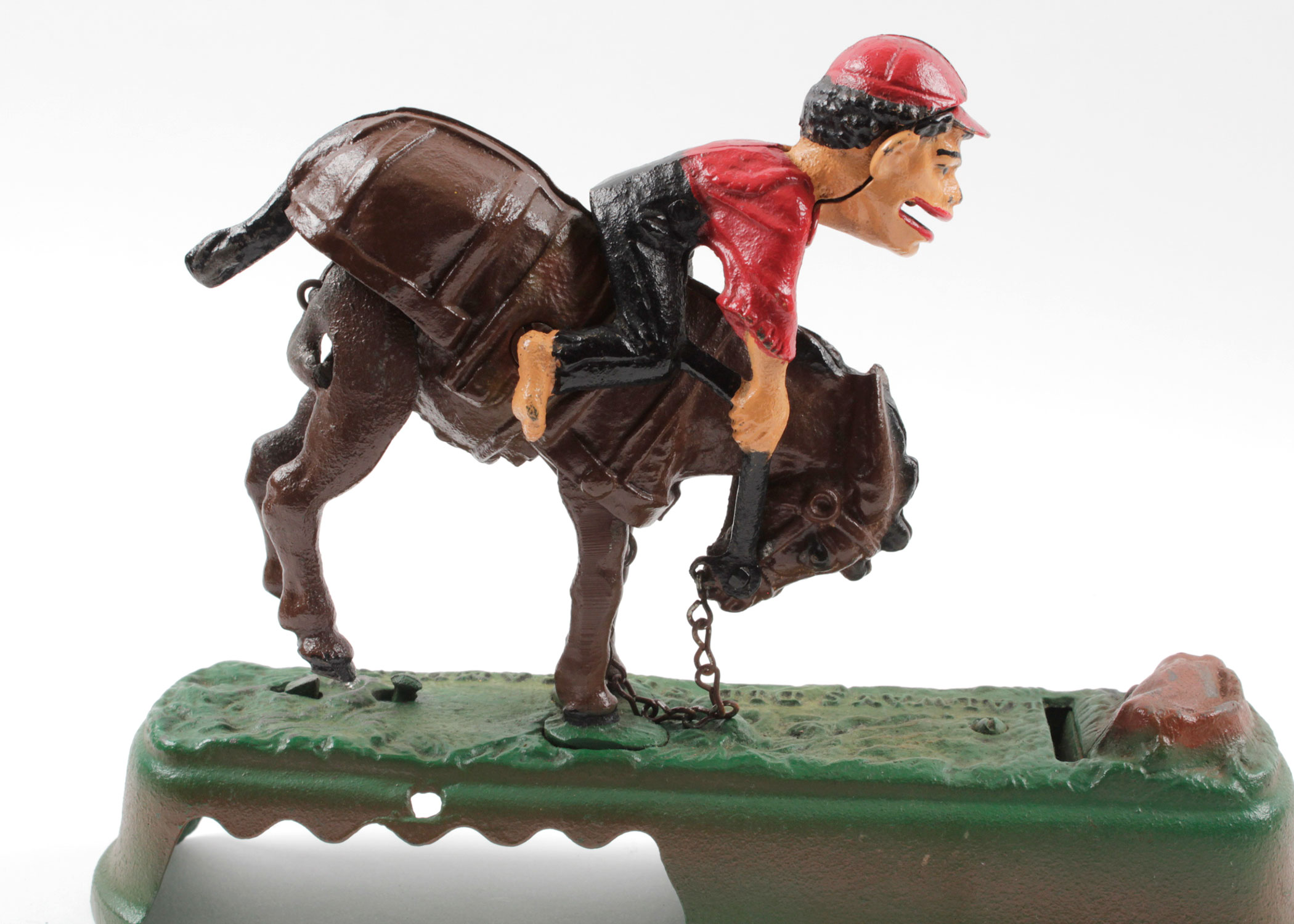 "I Always Did 'Spise a Mule" Vintage Book of Knowledge Mechanical Bank