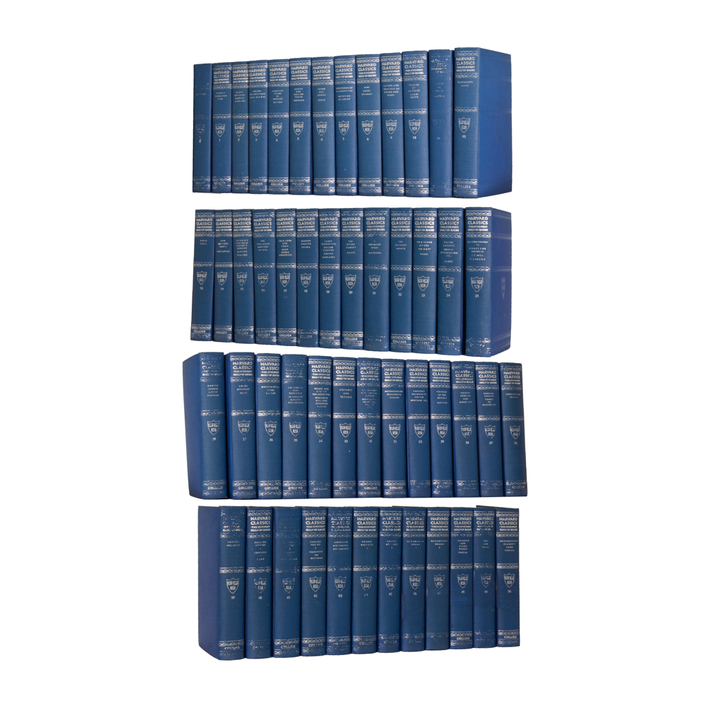 Vintage Harvard Classics "Five Foot Shelf of Books" Collection