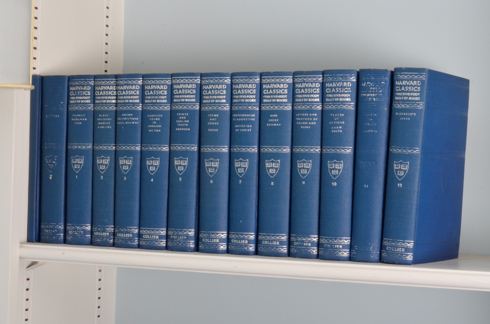 Vintage Harvard Classics "Five Foot Shelf of Books" Collection