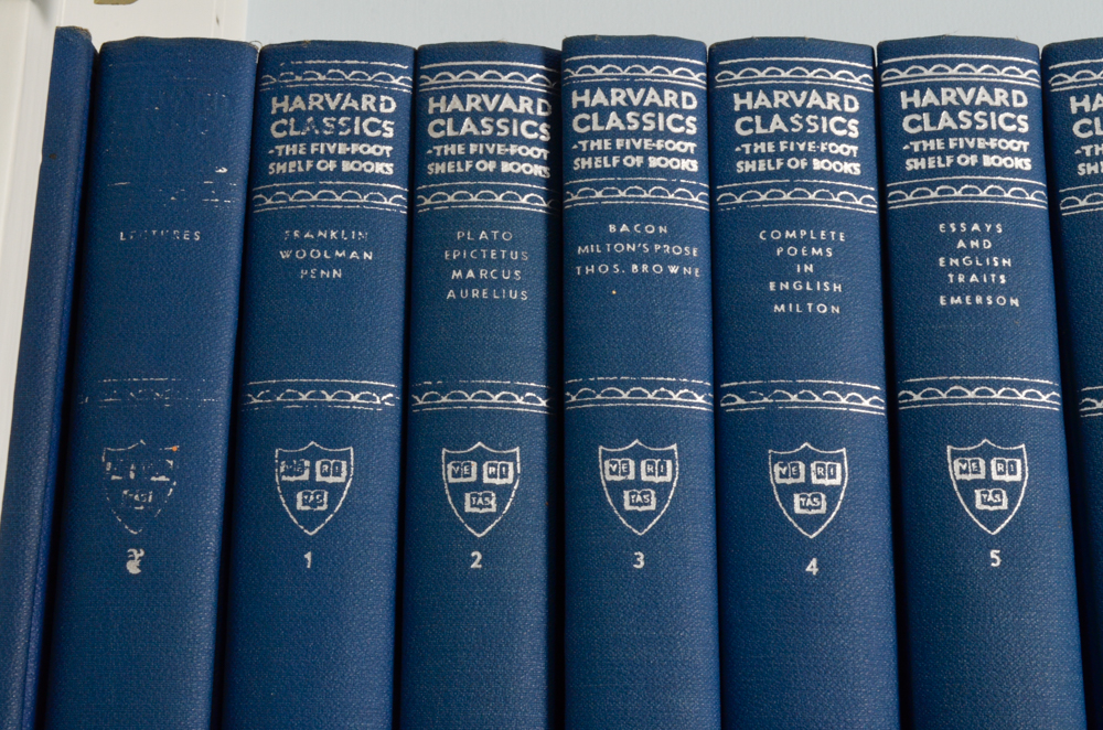 Vintage Harvard Classics "Five Foot Shelf of Books" Collection