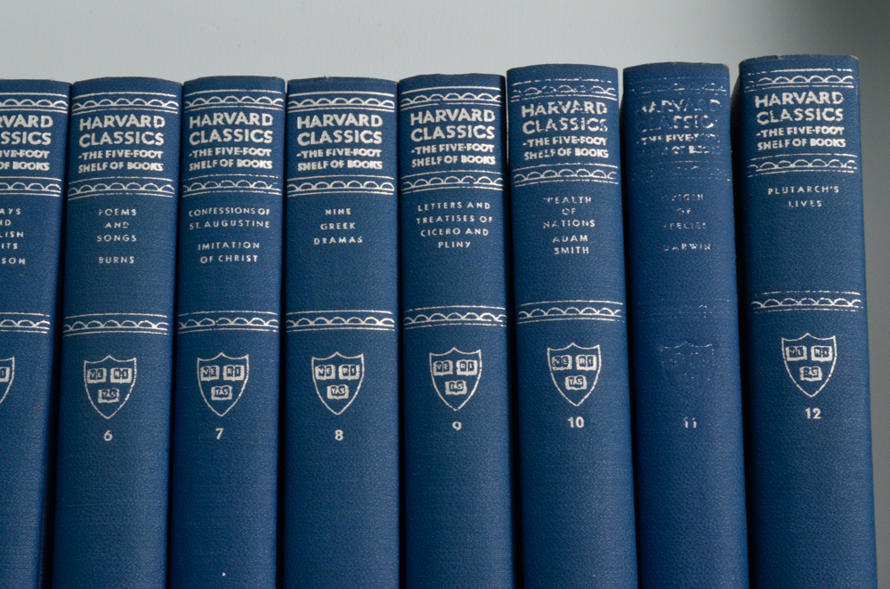 Vintage Harvard Classics "Five Foot Shelf of Books" Collection