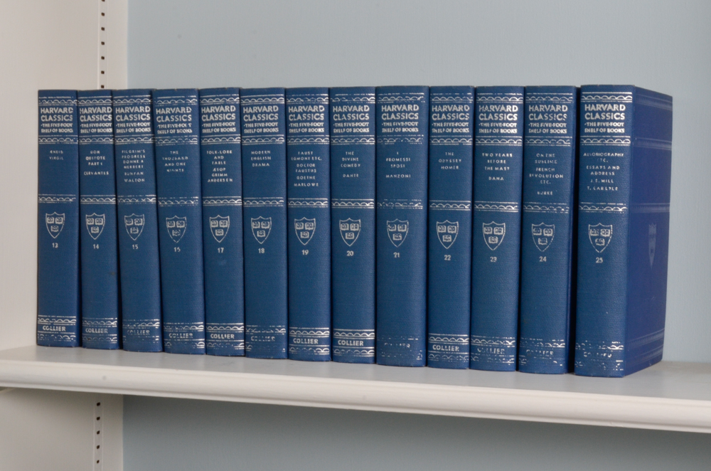 Vintage Harvard Classics "Five Foot Shelf of Books" Collection