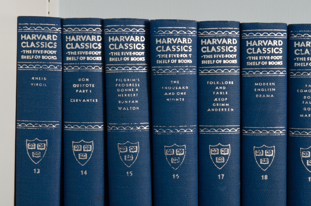Vintage Harvard Classics "Five Foot Shelf of Books" Collection