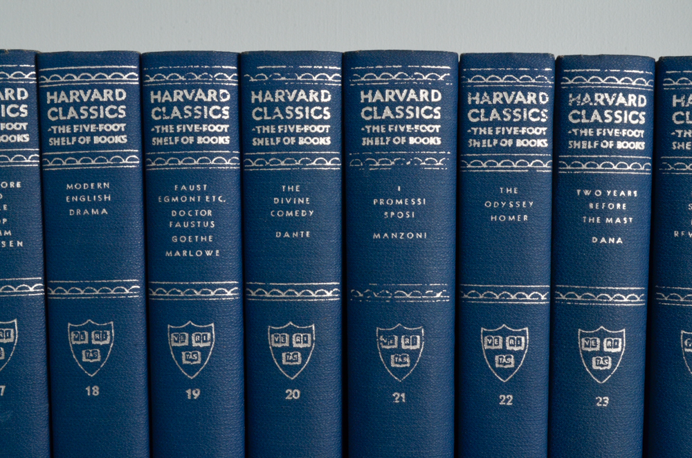 Vintage Harvard Classics "Five Foot Shelf of Books" Collection