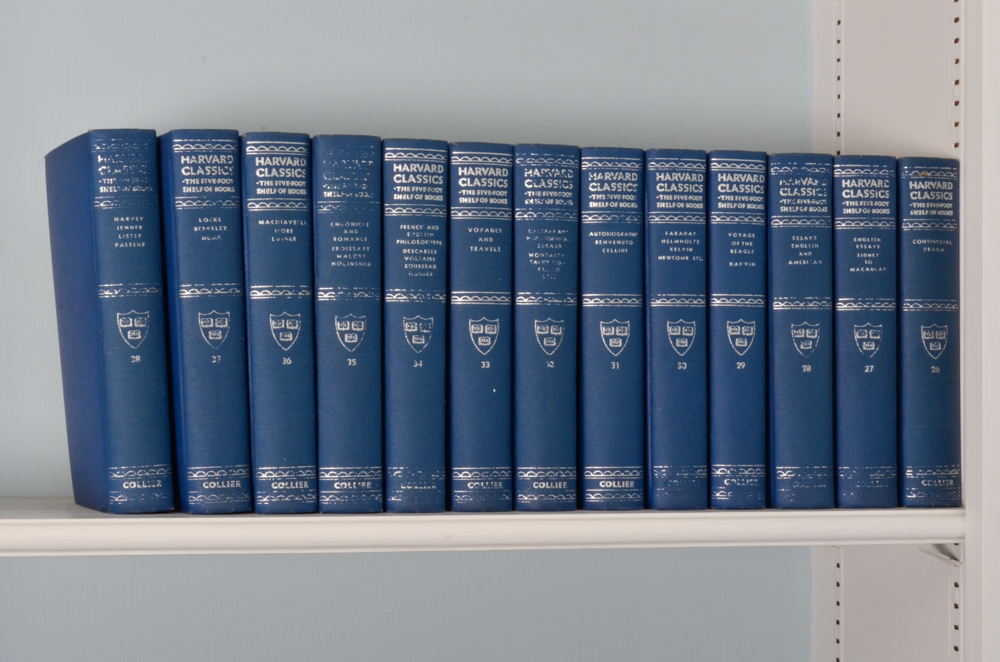 Vintage Harvard Classics "Five Foot Shelf of Books" Collection