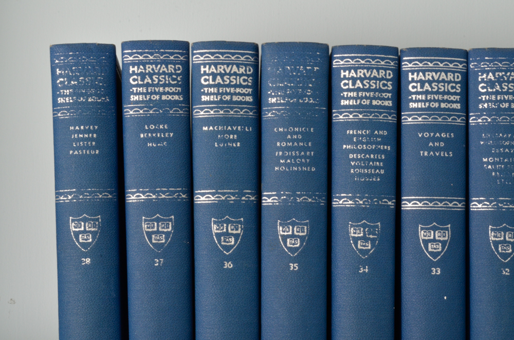 Vintage Harvard Classics "Five Foot Shelf of Books" Collection