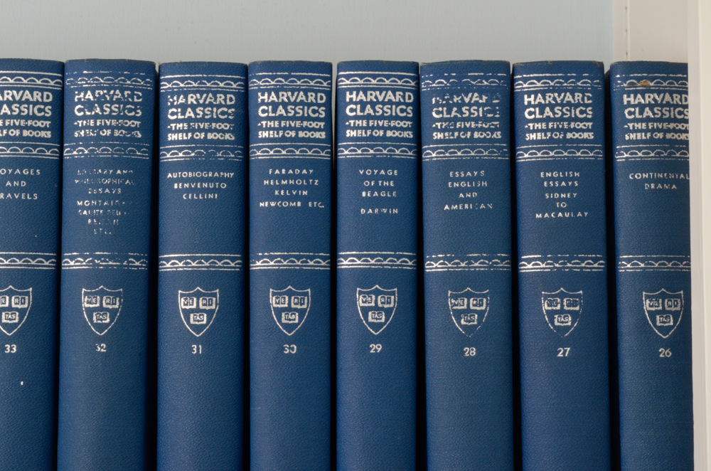 Vintage Harvard Classics "Five Foot Shelf of Books" Collection