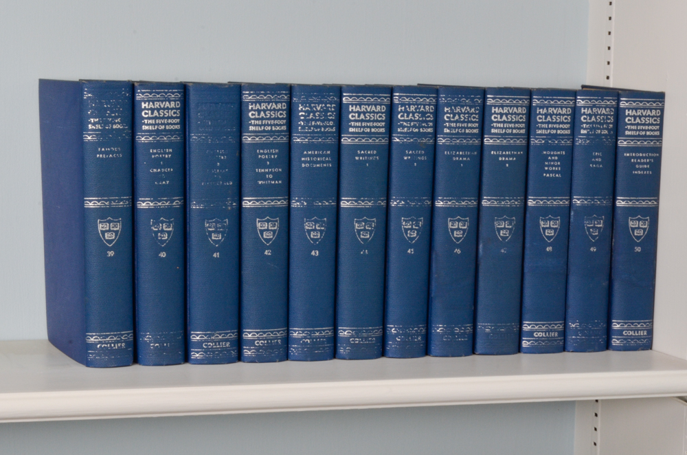Vintage Harvard Classics "Five Foot Shelf of Books" Collection