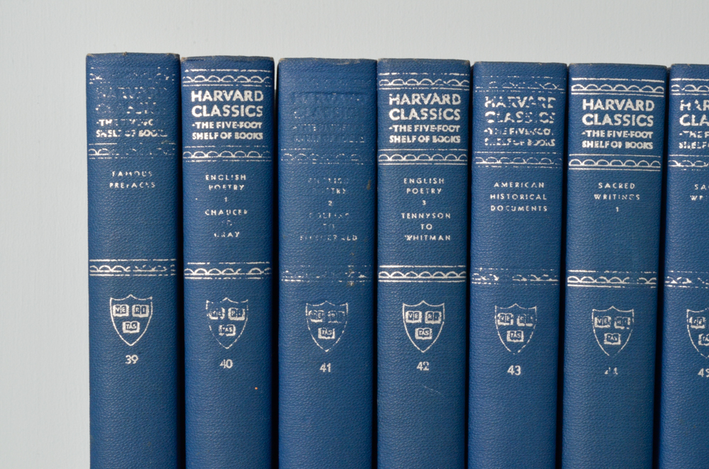 Vintage Harvard Classics "Five Foot Shelf of Books" Collection
