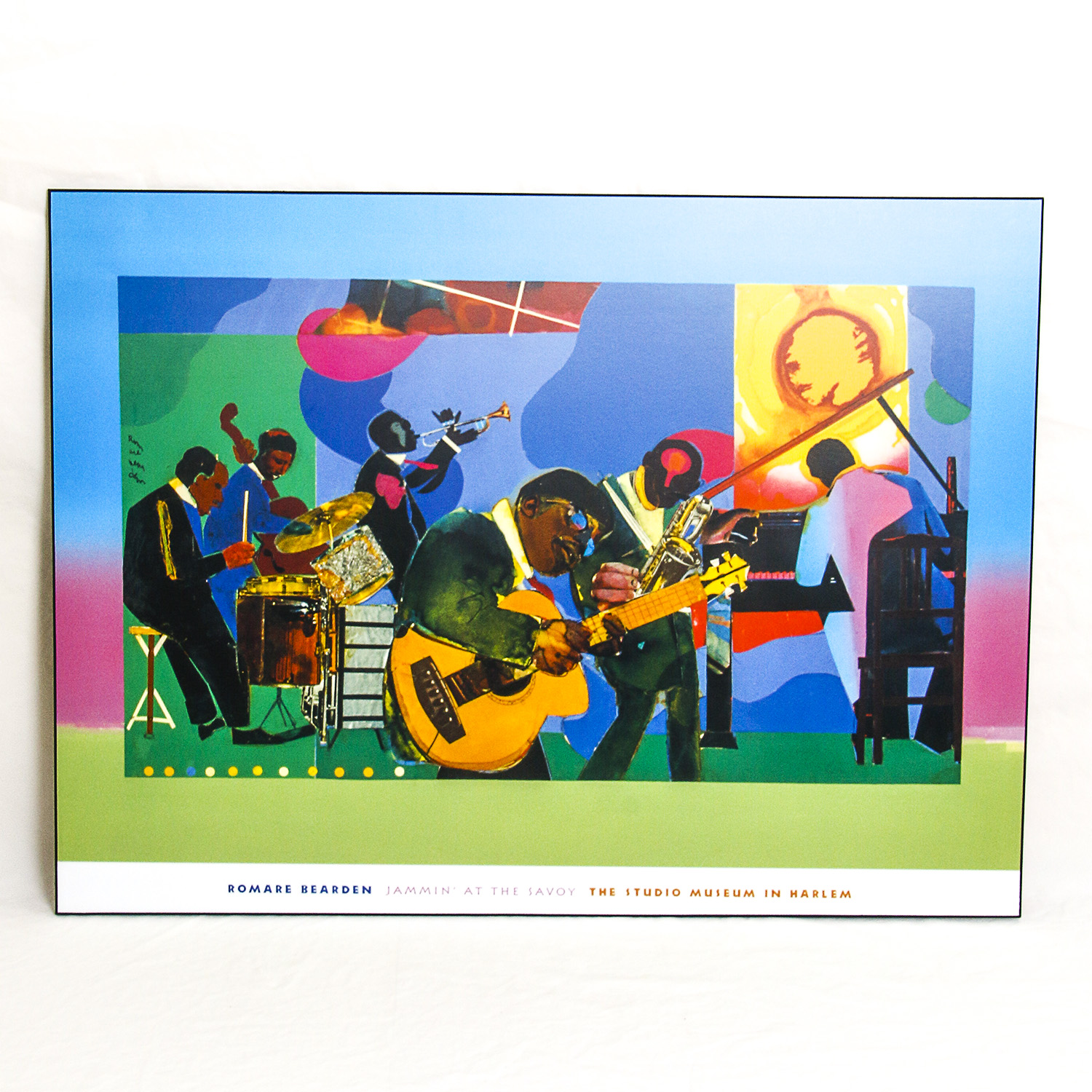 Romare Bearden Signed Print "Jammin At The Savoy"