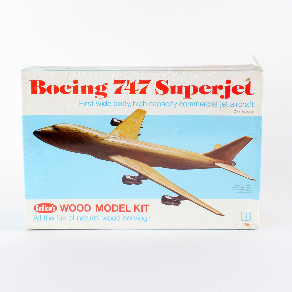 Guillow's Boeing 747 Superjet 1/25 Scale Wood Model Plane Kit