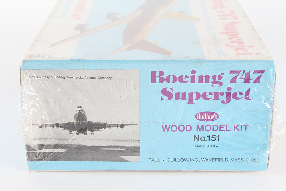 Guillow's Boeing 747 Superjet 1/25 Scale Wood Model Plane Kit