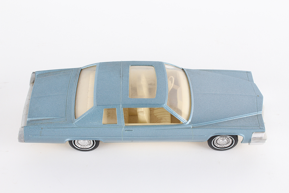 Vintage 1979 Blue Cadillac Coupe Deville Car Model By Johan Models