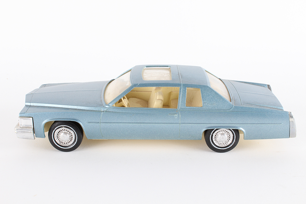 Vintage 1979 Blue Cadillac Coupe Deville Car Model By Johan Models
