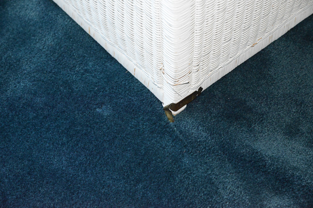 Wicker Blanket Chest