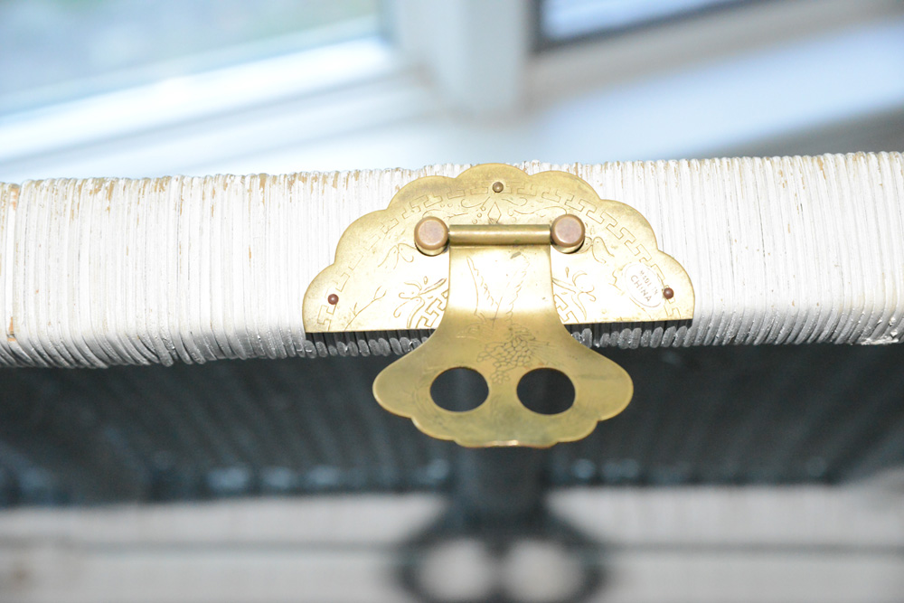 Wicker Blanket Chest