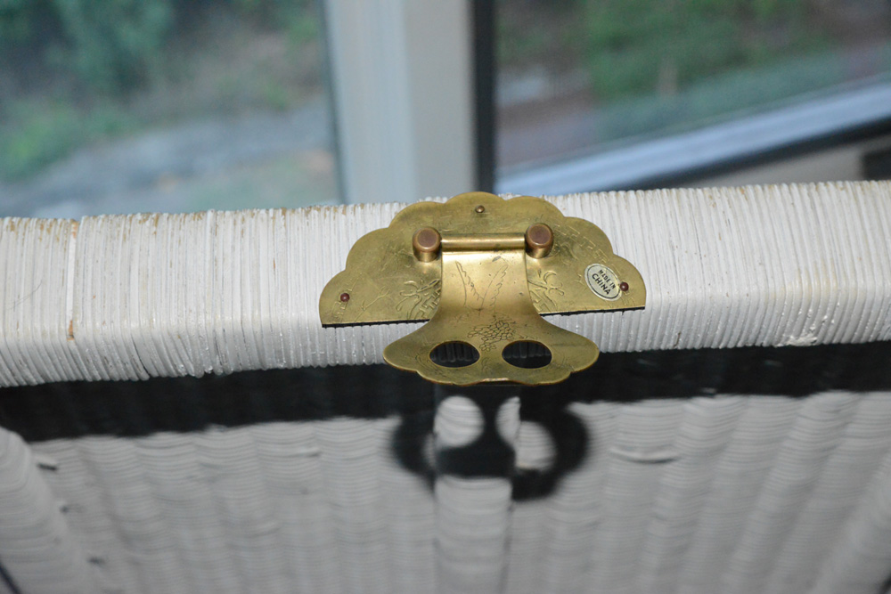 Wicker Blanket Chest