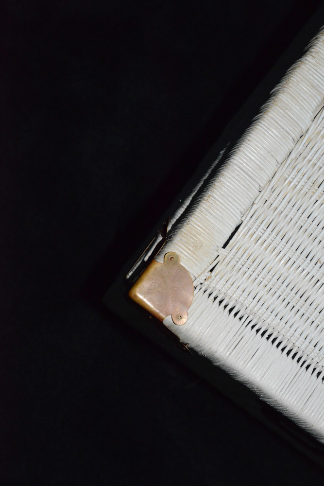 Wicker Blanket Chest