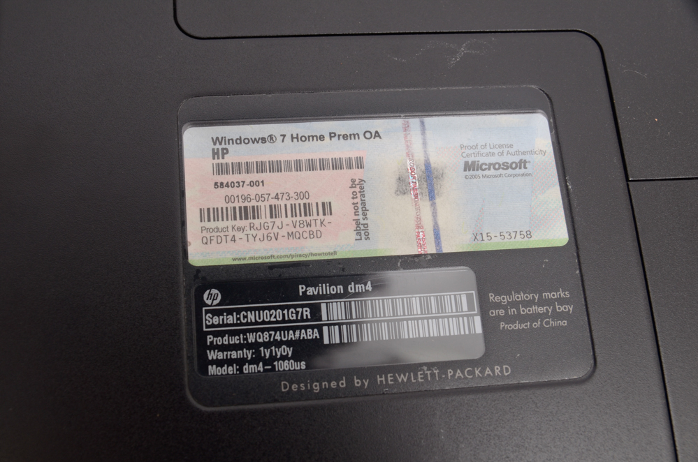 HP Pavilion DM4 Laptop