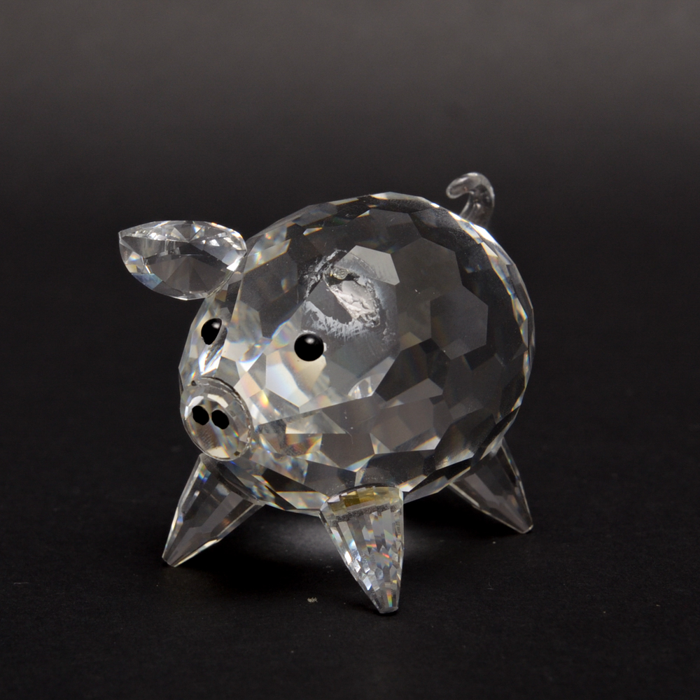 Swarovski Pig Crystal Figurine #10031