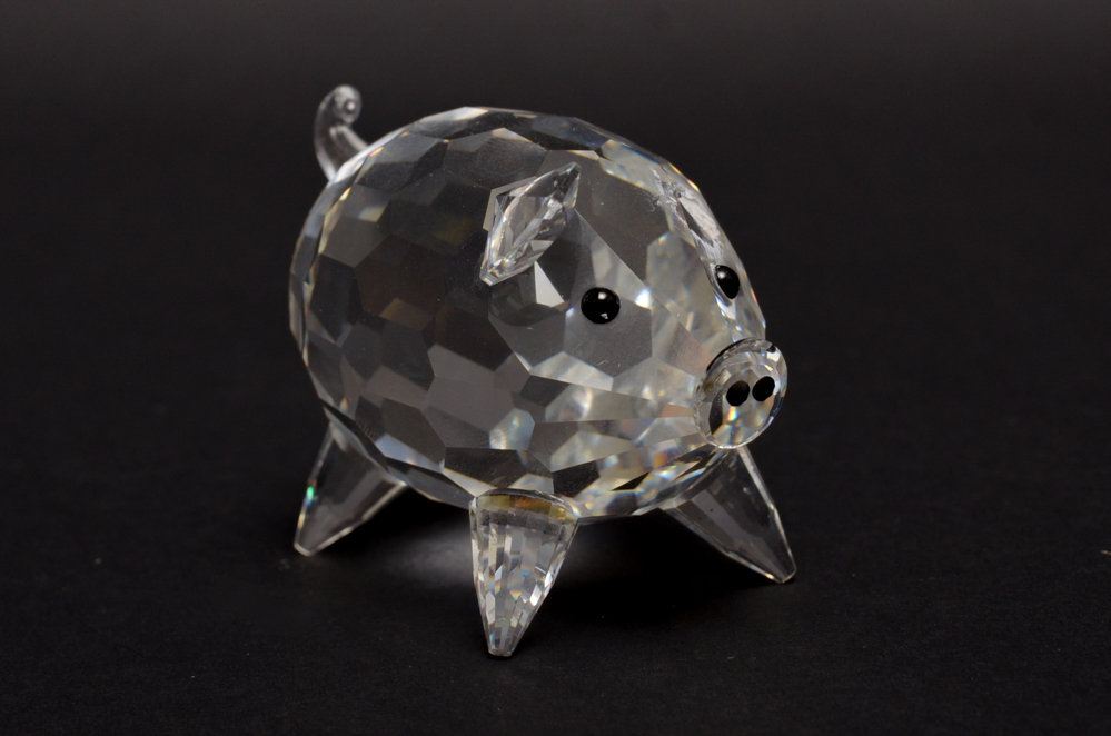 Swarovski Pig Crystal Figurine #10031