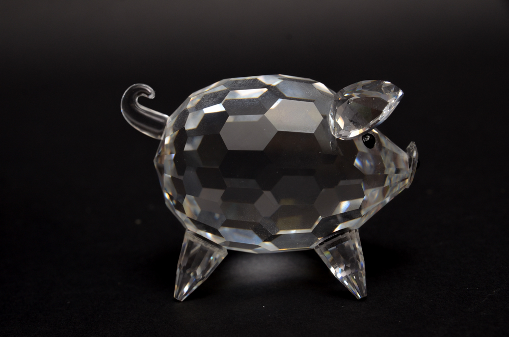 Swarovski Pig Crystal Figurine #10031
